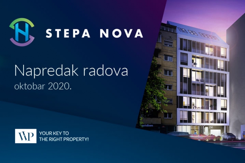 Stepa Nova: Progression of construction works (October 2020)